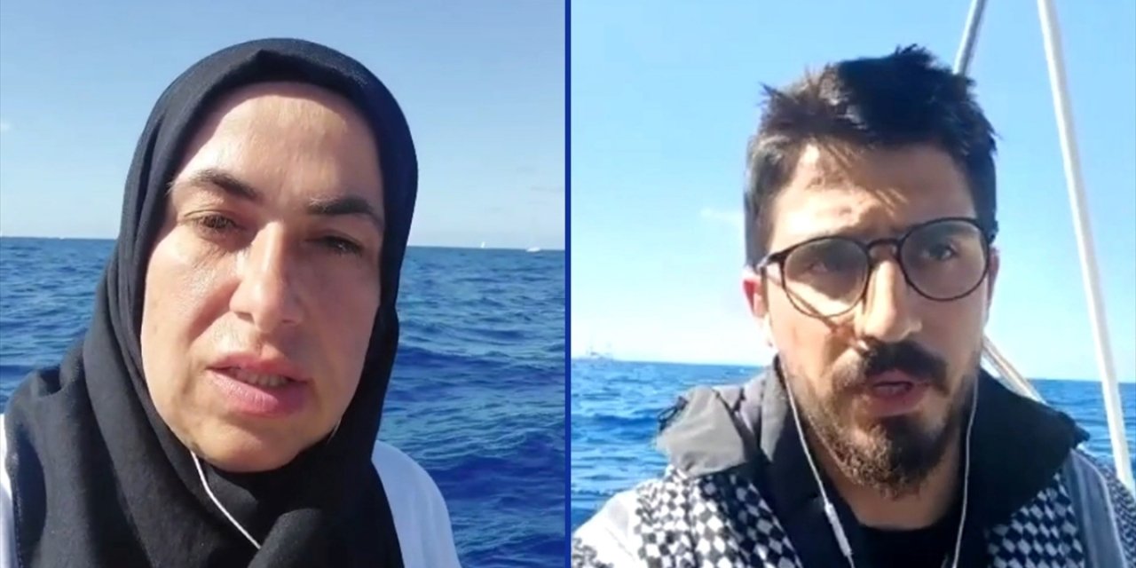 Küresel Sumud Filosu'ndaki Aktivistler, Askeri Botların Tacizine Uğradıkları Anları Anlattı