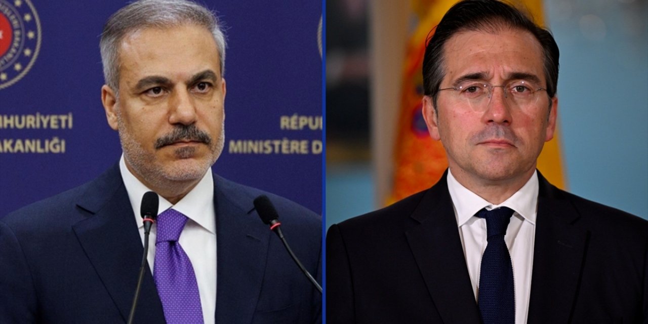 Dışişleri Bakanı Fidan, İspanyol Mevkidaşı Albares İle Gazze'deki Ateşkes Planını Görüştü