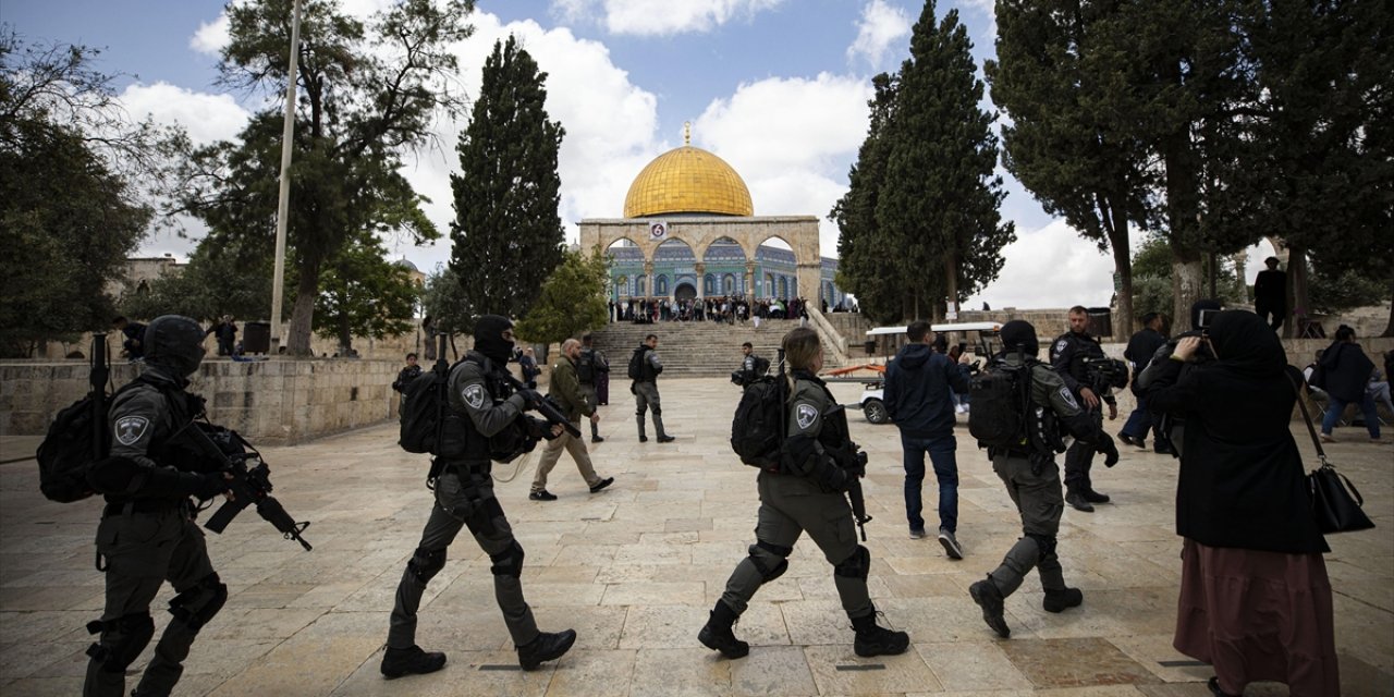 İsrail Güçleri, Geçen Ay Mescid-i Aksa'ya 26 Baskın Düzenledi