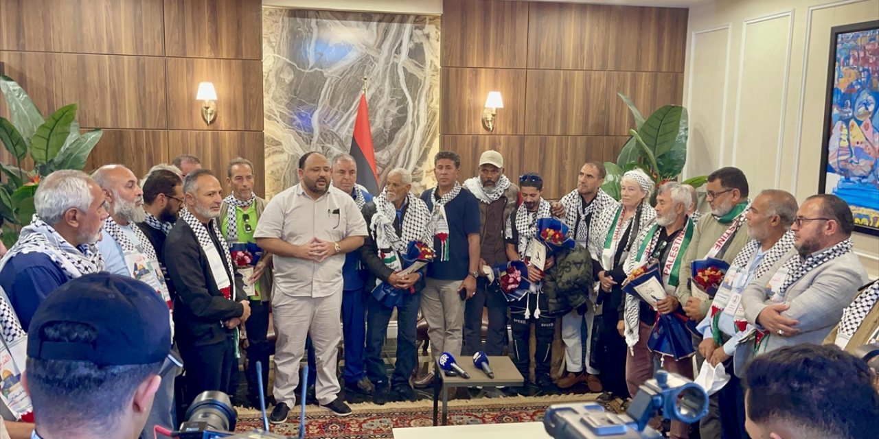 Ülkelerine Dönen Libyalı Sumud Filosu Aktivistleri Türk Hükümeti ve Halkına Teşekkür Etti
