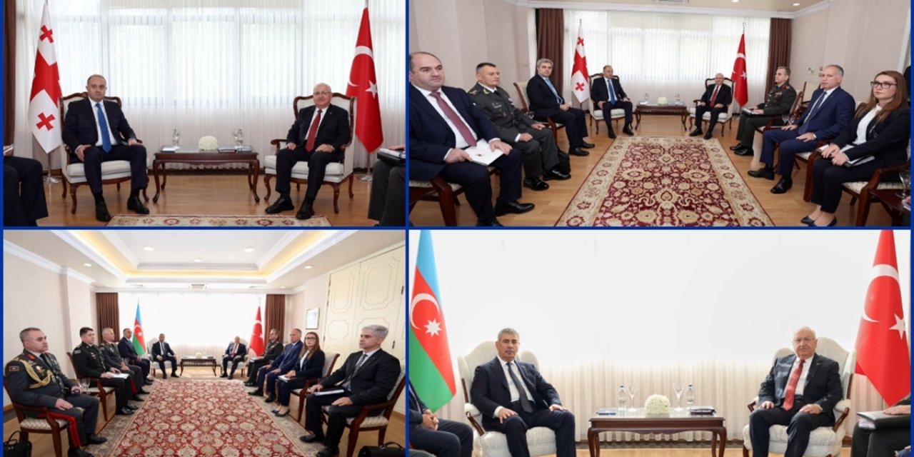 Milli Savunma Bakanı Güler, Gürcistan Savunma Bakanı Chikovani İle Görüştü