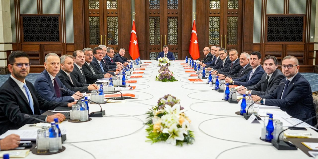 Ekonomi Koordinasyon Kurulu, Cumhurbaşkanı Yardımcısı Yılmaz Başkanlığında Toplandı
