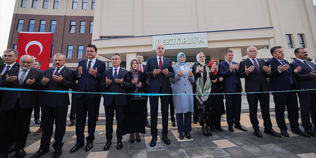 TBMM Başkanı Kurtulmuş, Tokat Gaziosmanpaşa Üniversitesi Yeni Rektörlük Binasının Açılışını Yaptı