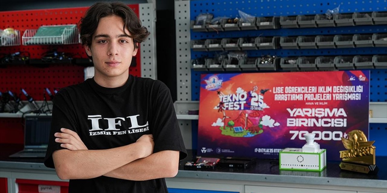 İzmir'de Lise Öğrencisi Solunum Hastaları İçin Taşınabilir Hava Kalitesi İzleme Sistemi Geliştirdi