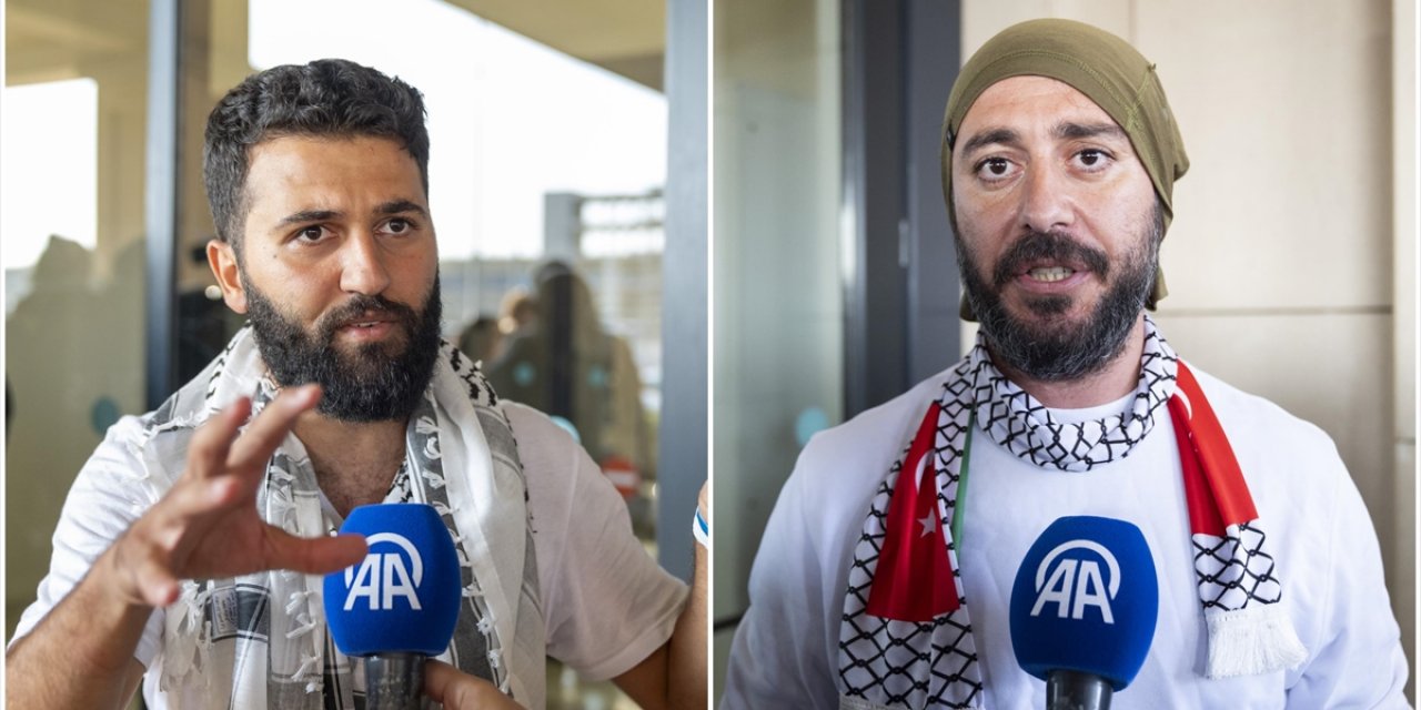 Özgürlük Filosu'ndaki Türk Aktivistler Gazetecilere Konuştu