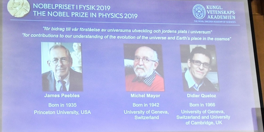 2019 Nobel Fizik Ödülü'nü Kazananlar Açıklandı