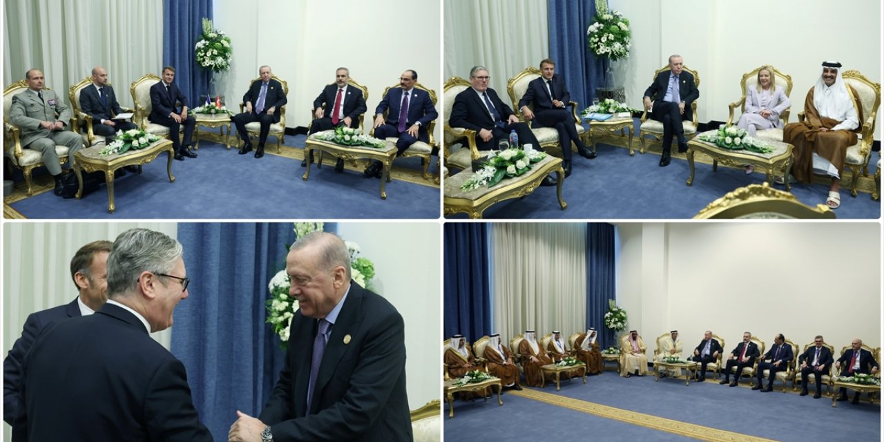 Cumhurbaşkanı Erdoğan’dan “Barış İçin Şarm El-şeyh Zirvesi" Kapsamında Diplomasi Trafiği