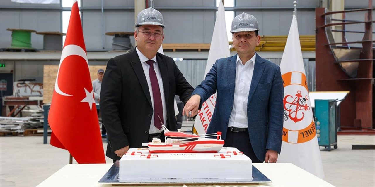 Ares Tersanesi, İlk Ares 18 Sar Botunun Kaynak Törenini Gerçekleştirdi