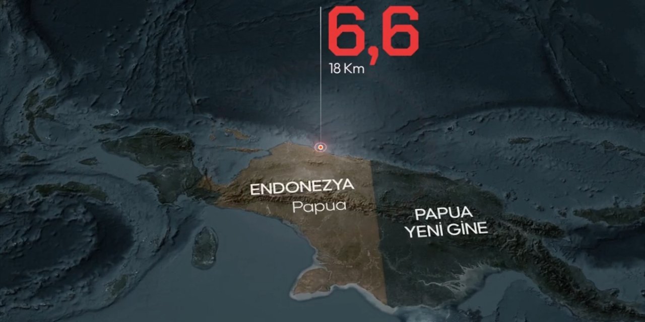 Endonezya'da 6,5 Büyüklüğünde Deprem