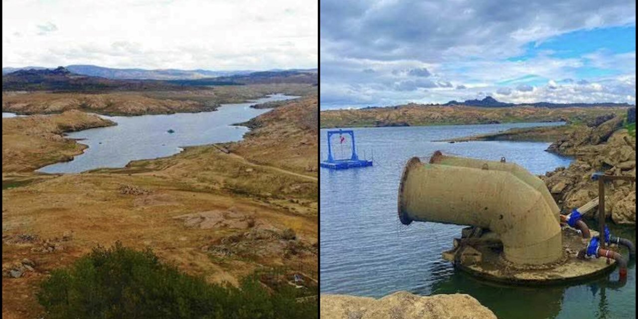 Kayalıköy Barajı'nda Su Kritik Seviye Düştü