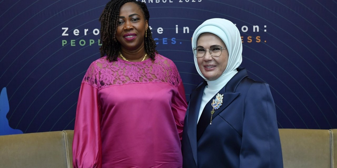 Emine Erdoğan, Sierra Leone Cumhurbaşkanı'nın Eşi Fatima Maada Bio İle Görüştü
