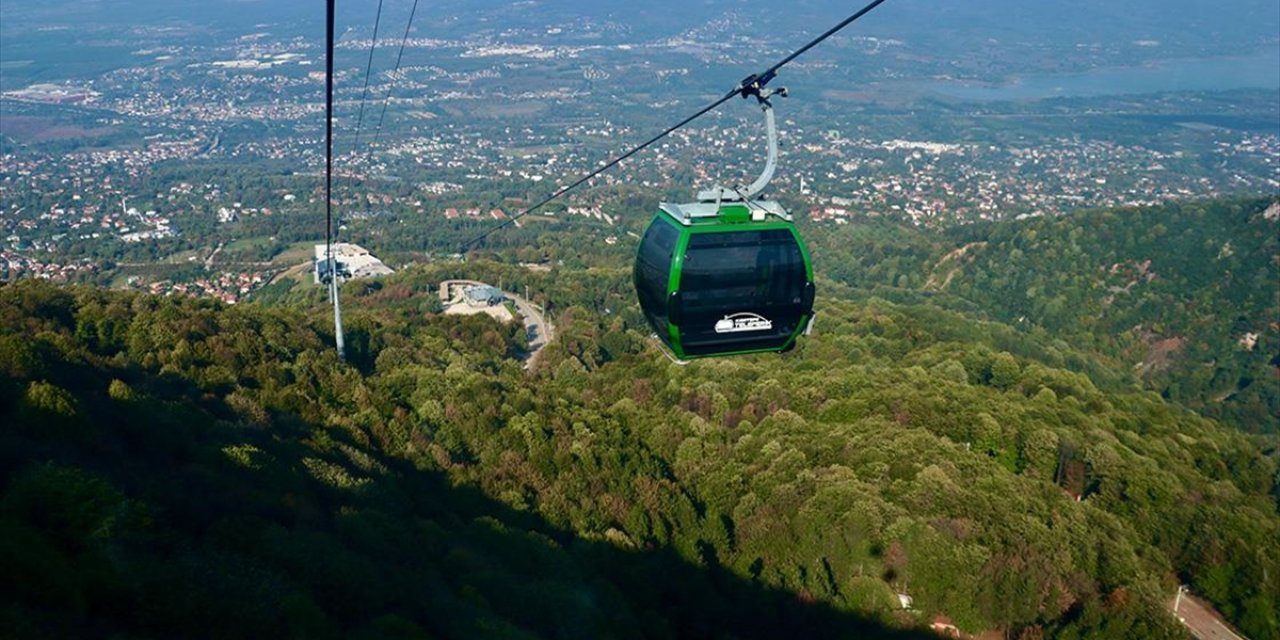 Kartepe Teleferiği, Sonbahar Renklerini 360 Derecelik Açıyla Sunuyor