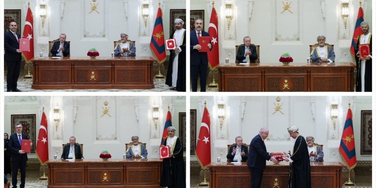 Türkiye İle Umman Arasında Anlaşmalar İmzalandı