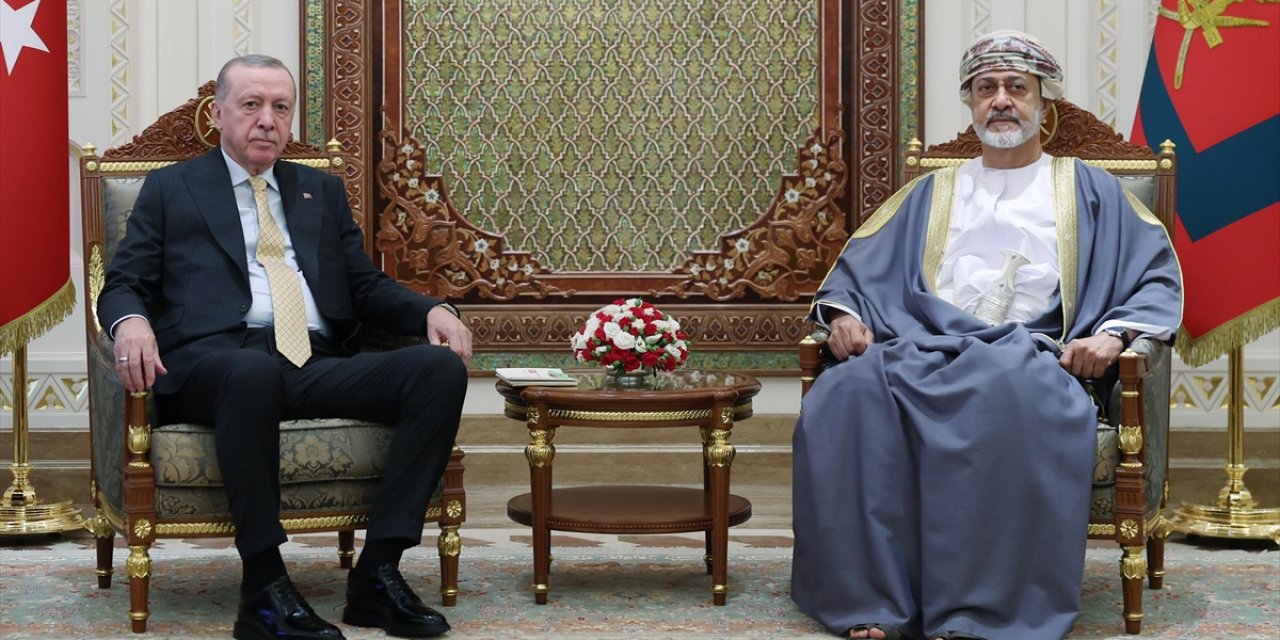 Cumhurbaşkanı Erdoğan, Umman Sultanı Heysem Bin Tarık İle Görüştü