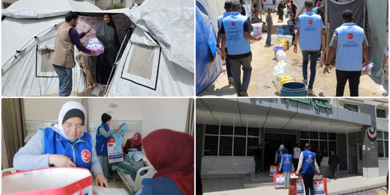 Türkiye Diyanet Vakfı, Gazze'de 8,7 Milyon Kişiye İnsani Yardım Ulaştırdı