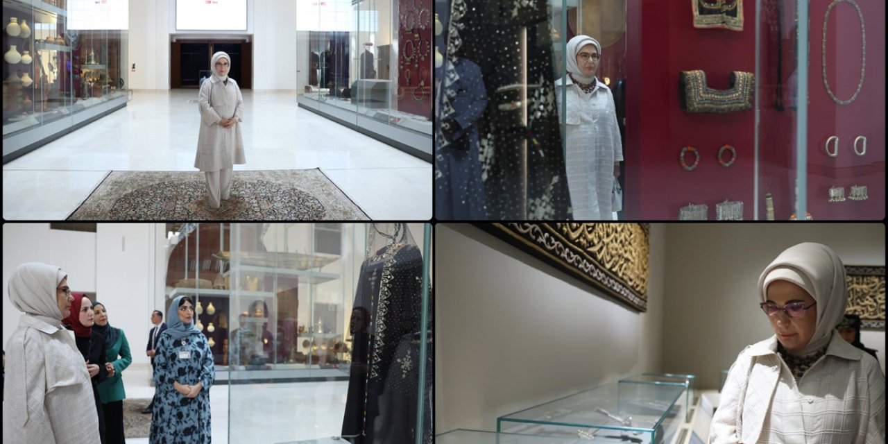 Emine Erdoğan, Umman'daki Ulusal Müze'yi Ziyaret Etti