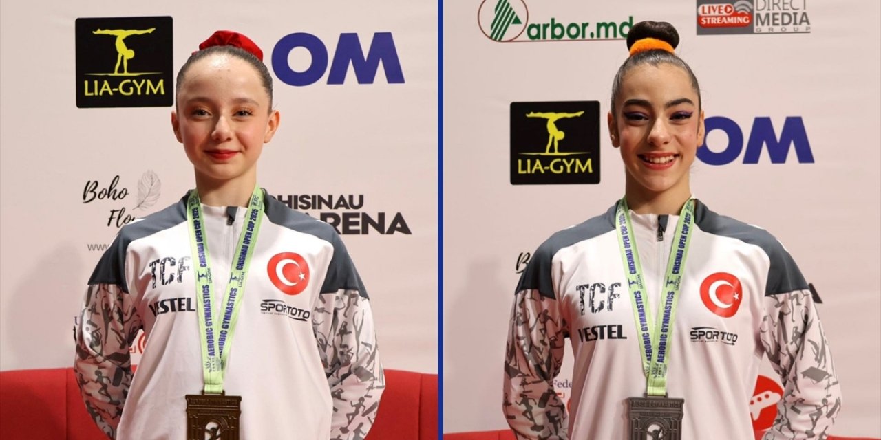 Milli Aerobik Cimnastikçiler, Moldova’daki Turnuvada 2 Madalya Aldı