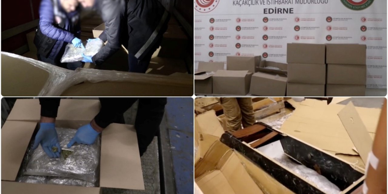 Kapıkule ve İpsala Gümrük Kapılarındaki Operasyonlarda 525 Kilogram Uyuşturucuya El Konuldu