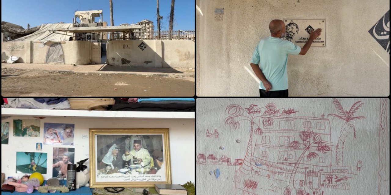 Filistin'in Efsanevi Lideri Arafat'ın Gazze'deki Evi "evsizlere Yuva" Oldu