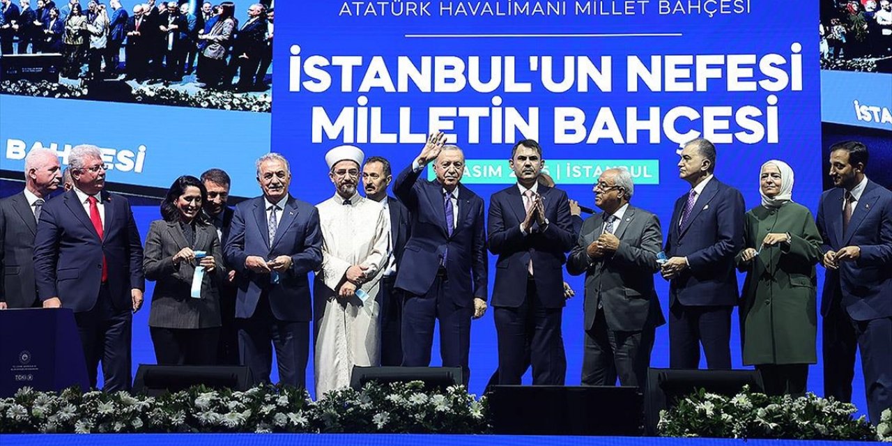 Cumhurbaşkanı Erdoğan'dan, Atatürk Havalimanı Millet Bahçesi Açılış Programına İlişkin Paylaşım