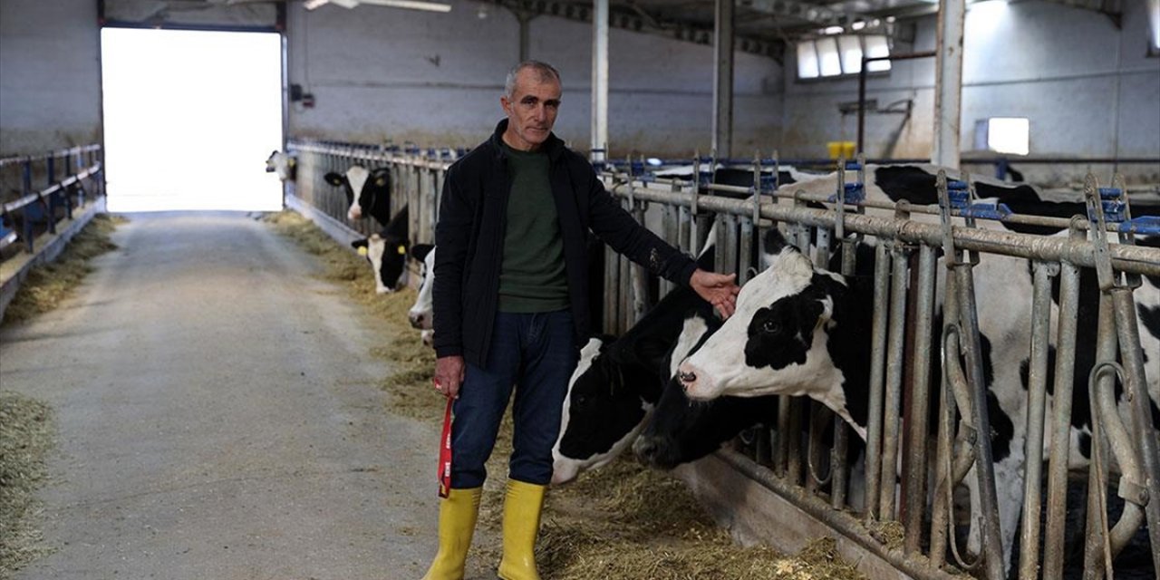 Devlet Desteğiyle Kurduğu İşletmesinde Günlük 1 Ton Süt Elde Ediyor