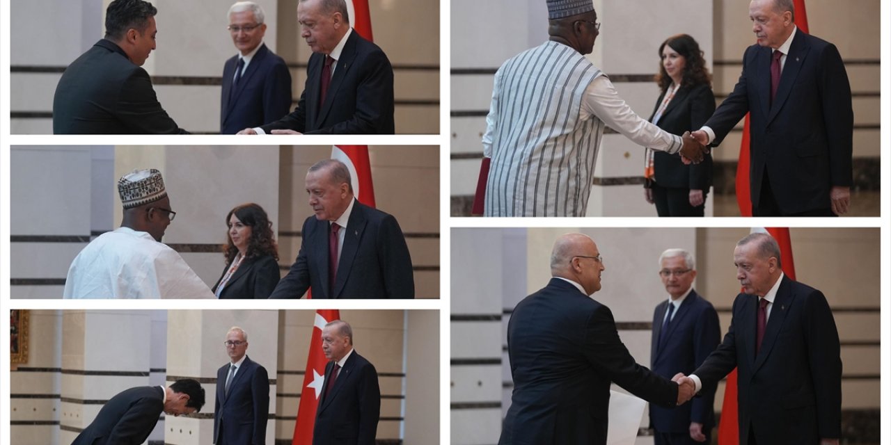 Cumhurbaşkanı Erdoğan, 5 Ülkenin Büyükelçisini Kabul Etti