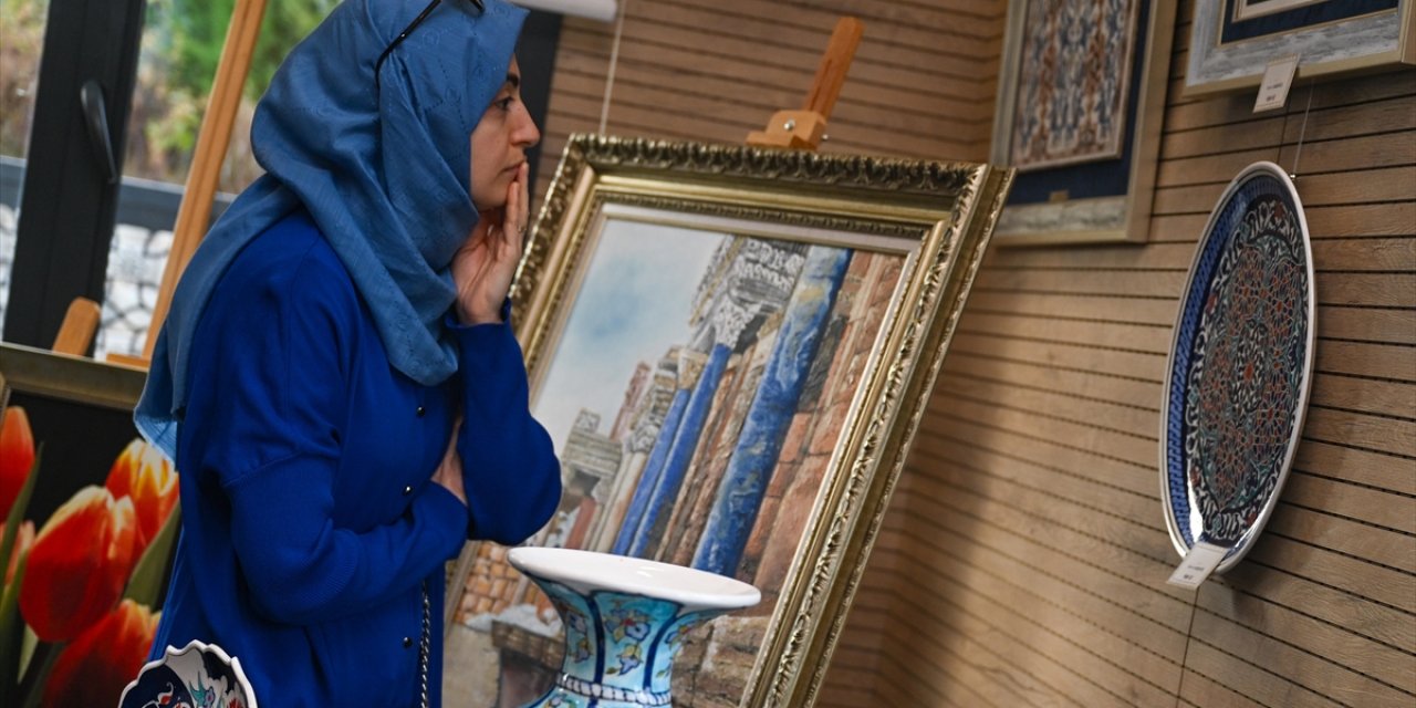 Gsk Kültür Sanat Akademisinin "Evvel Bir Mirasın İzinde" Karma Sergisi Açıldı