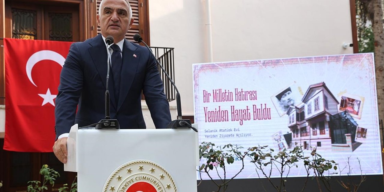 Kültür ve Turizm Bakanı Ersoy, Selanik'te Atatürk Evi'nin Açılışını Yaptı