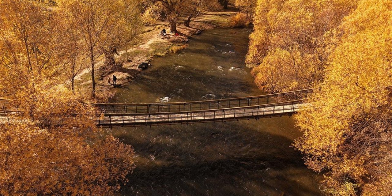 Van'daki İnci Kefali Tabiat Parkı Sonbahar Renklerine Büründü