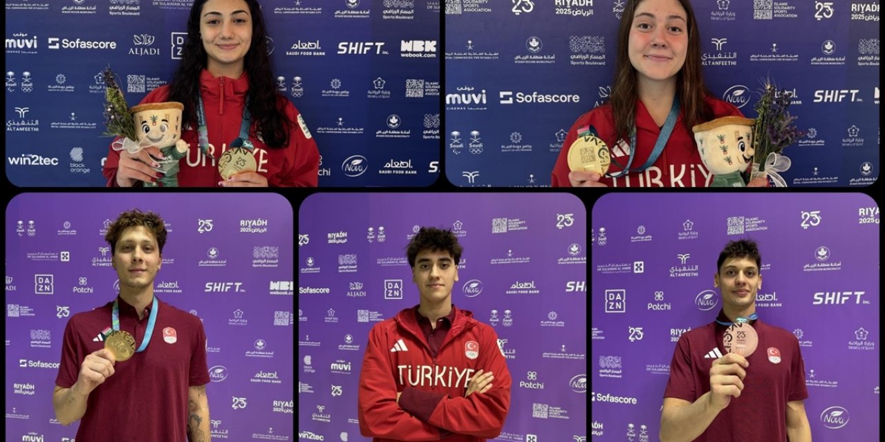 Milli Yüzücüler 6. İslami Dayanışma Oyunları'na Damga Vurdu