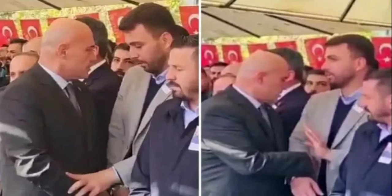 Şehit Cenazesinde Vekiller Arasında Gerginlik!