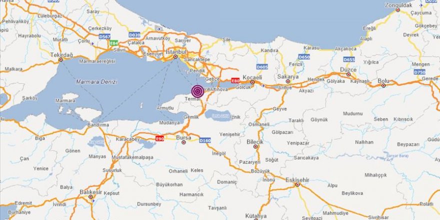 Yalova’da 4,0 Büyüklüğünde Deprem! İstanbul’da Hissedildi