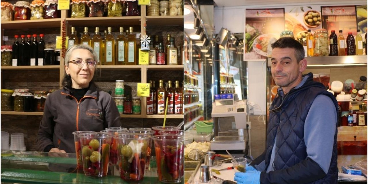 Karşılıklı Turşu Dükkanı İşleten Çiftin Hikayesi "Neşeli Günler" Filmini Hatırlatıyor