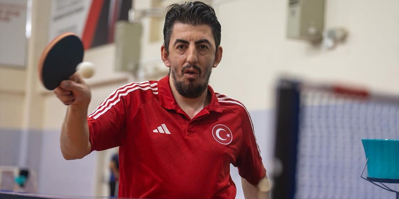 Milli Para Masa Tenisçi Abdullah Öztürk, Avrupa Şampiyonası'nda Üç Altın Madalyanın Peşinde