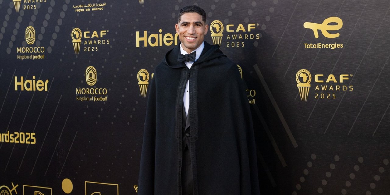 Afrika'da Yılın Futbolcusu Ödülünü Achraf Hakimi Kazandı