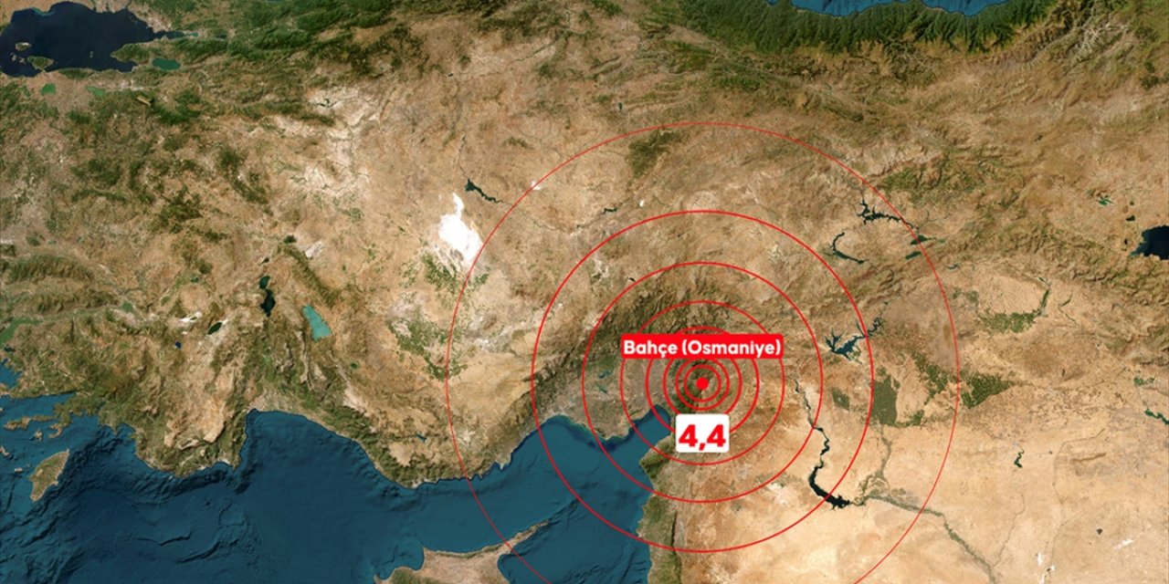 Osmaniye'de 4,4 Büyüklüğünde Deprem