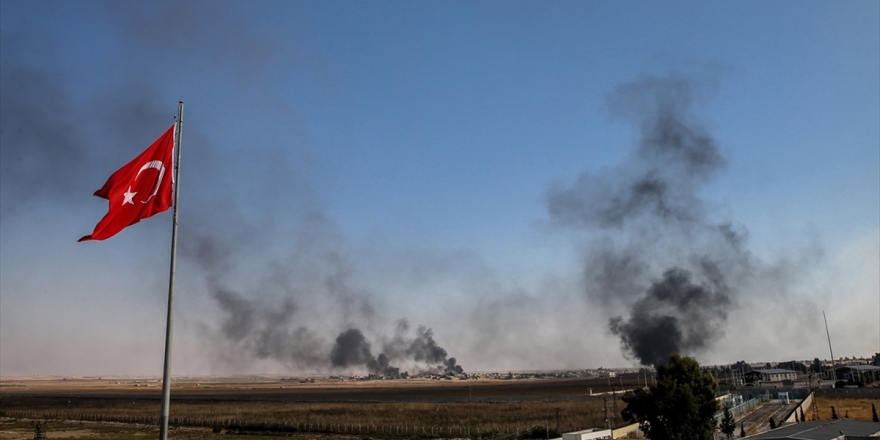 Tel Abyad'daki Terör Hedefleri Obüs Atışlarıyla Vuruluyor