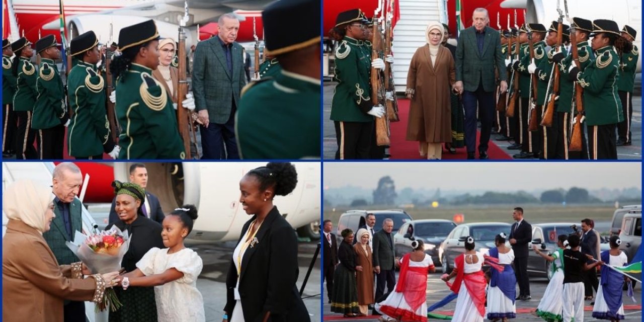 Cumhurbaşkanı Erdoğan, G20 Liderler Zirvesi İçin Güney Afrika'da