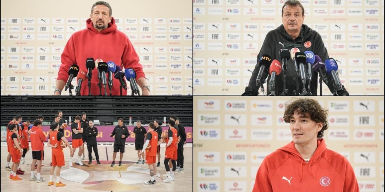 A Milli Erkek Basketbol Takımı'nda Medya Günü Yapıldı