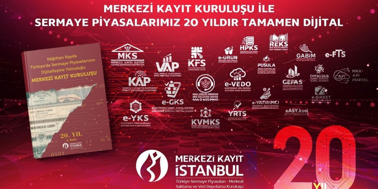 Merkezi Kayıt Kuruluşu İle Sermaye Piyasaları 20 Yıldır Tamamen Dijital
