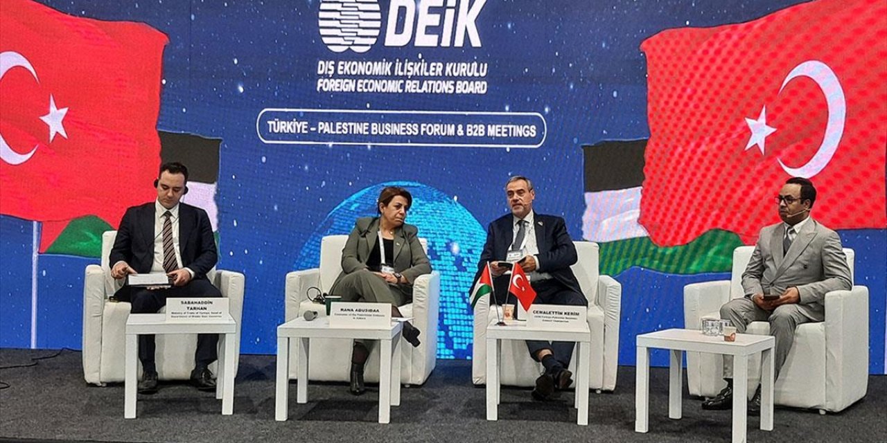 11. Dünya Helal Zirvesi'nde Deik Türkiye-Filistin İş Forumu Düzenlendi