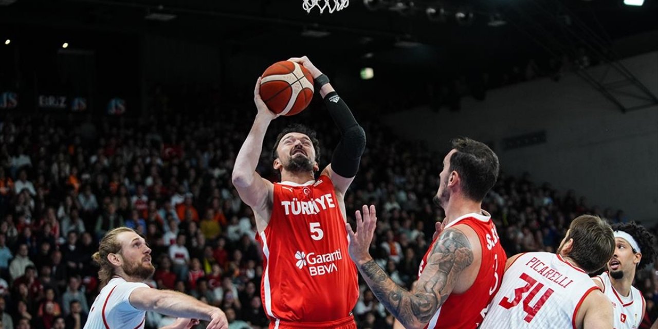 A Milli Basketbol Takımı, İsviçre'yi 85-60 Yendi