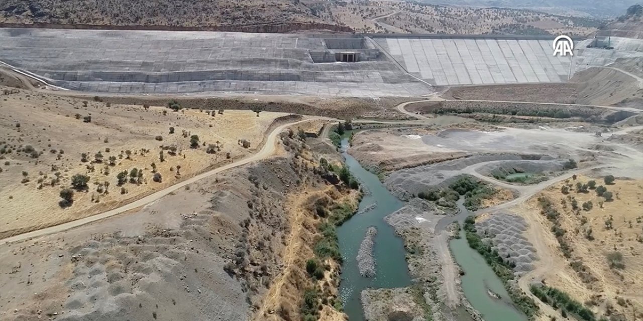 Diyarbakır Çermik Kale Barajı'ndaki Su Tutma İşlemi Tamamlandı