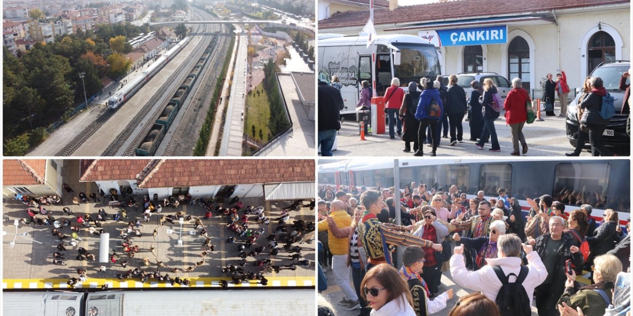 Turistik Tuz Ekspresi Yaklaşık 10 Bin Ziyaretçiyi Çankırı'ya Çekti