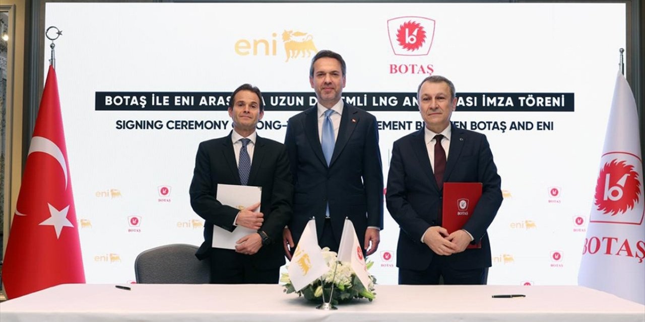 Botaş, Enerji Şirketleri Enı ve Sefe İle İki Uzun Dönemli Lng Anlaşması İmzaladı