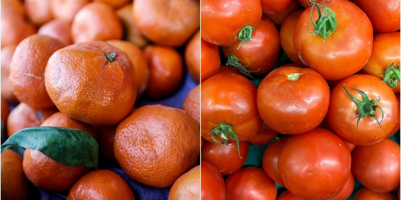 İstanbul'da Kasımda En Çok Mandalina ve Domates Tüketildi