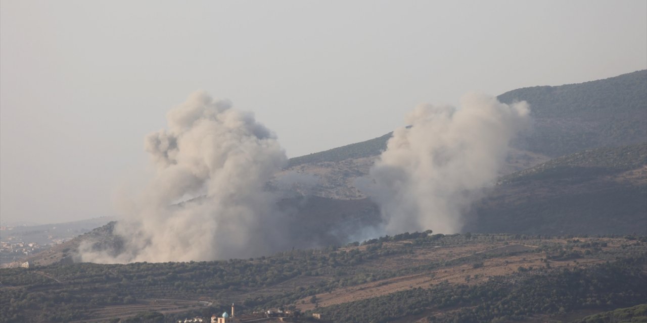 İsrail Ordusu, Lübnan'ın Güneyindeki 4 Beldeye Hava Saldırısı Düzenledi
