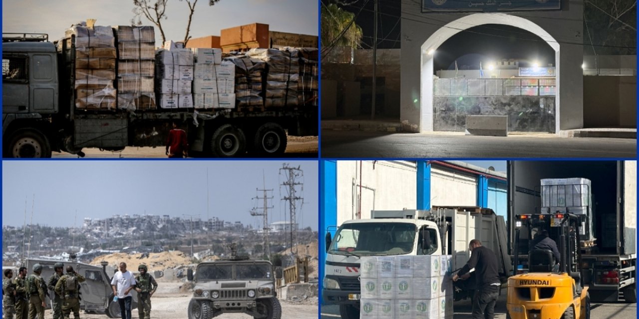 İsrail, Batı Şeria İle Ürdün Arasındaki Sınır Kapısını Gazze'ye Yardım Geçişi İçin Yeniden Açıyor