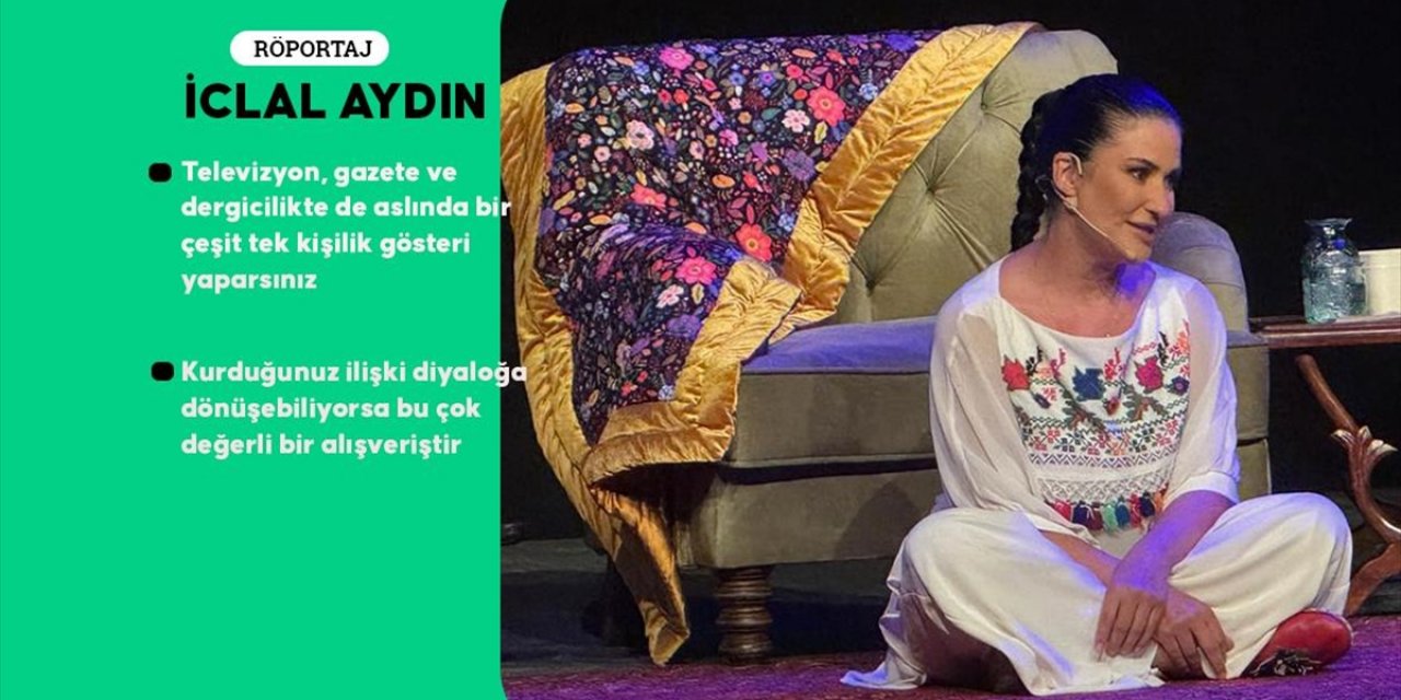 İclal Aydın Tek Kişilik Gösterisi "Ama Değil, Rağmen"i AA'ya Anlattı