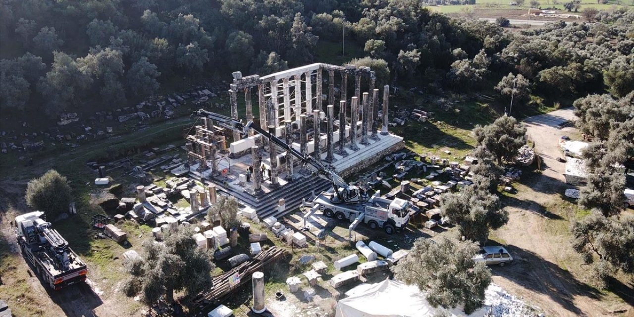 Zeus Tapınağı Gelecek Yıl Restorasyonun Tamamlanmasıyla Eski İhtişamına Kavuşacak